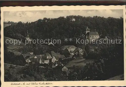 Liebstadt Teilansicht mit Schloss Kuckuckstein Kat. Liebstadt