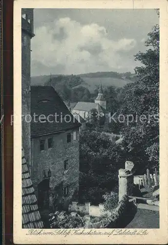 Liebstadt Schloss Kuckuckstein mit Stadtblick Kat. Liebstadt
