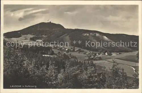 Lausche Blick vom Hofeberg Kat. Grossschoenau Sachsen