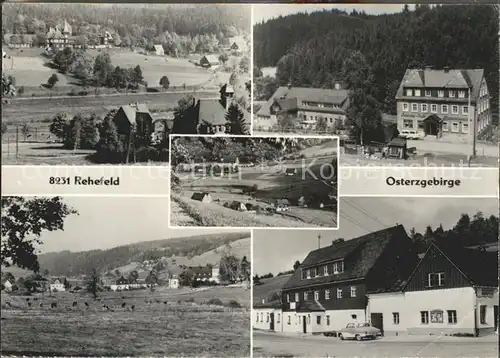 Rehefeld Zaunhaus Orts und Teilansichten Kat. Altenberg