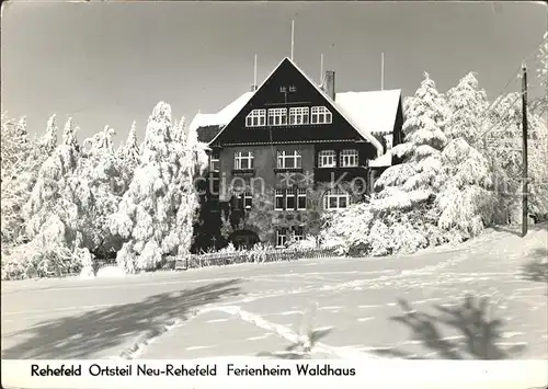 Rehefeld Zaunhaus Ferienheim Waldhaus Kat. Altenberg