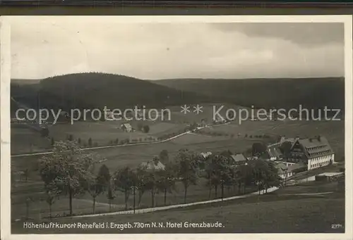 Rehefeld Zaunhaus Hotel Grenzbaude Kat. Altenberg