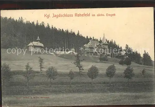 Rehefeld Zaunhaus Jagdschloss Kat. Altenberg