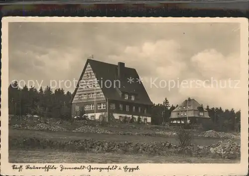 Zinnwald Georgenfeld Bauernschule Kat. Altenberg