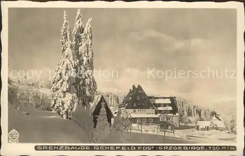 Rehefeld Zaunhaus Grenzbaude Kat. Altenberg