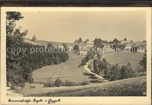 Seyde Dorfansicht Kat. Hermsdorf Osterzgebirge