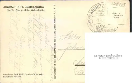 Moritzburg Sachsen Kurfuerstliche Waldschaenke Kat. Moritzburg Dresden