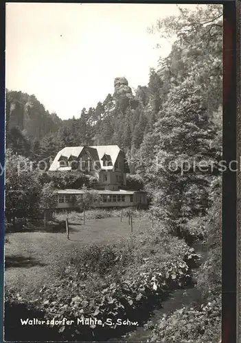 Waltersdorf Zittau Muehle Kat. Grossschoenau Sachsen