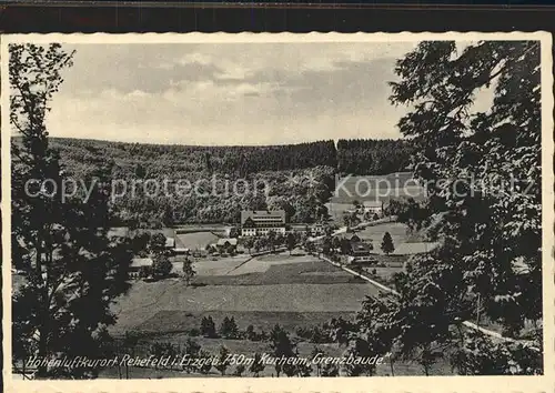 Rehefeld Zaunhaus Kurheim Grenzbaude Kat. Altenberg