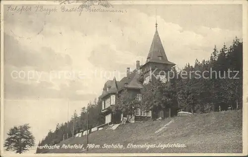 Rehefeld Zaunhaus Jagdschloss Kat. Altenberg