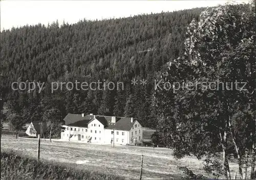 Schoenfeld Erzgebirge Ferienheim Bruno Siegel Kat. Schmiedeberg Osterzgebirge