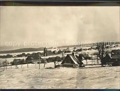 Zinnwald Georgenfeld Dorfansicht Kat. Altenberg