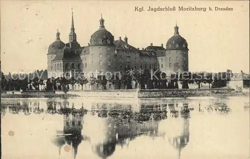 Moritzburg Sachsen Koenigliches Jagdschloss Kat. Moritzburg Dresden