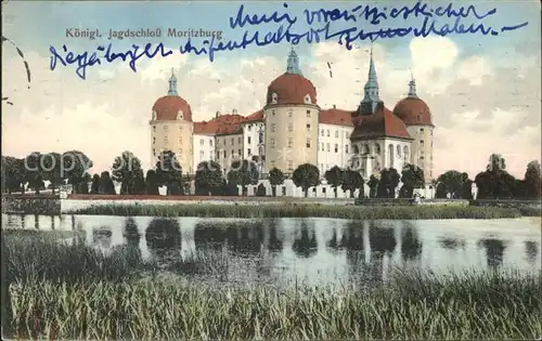 Moritzburg Sachsen Koenigliches Jagdschloss  Kat. Moritzburg Dresden