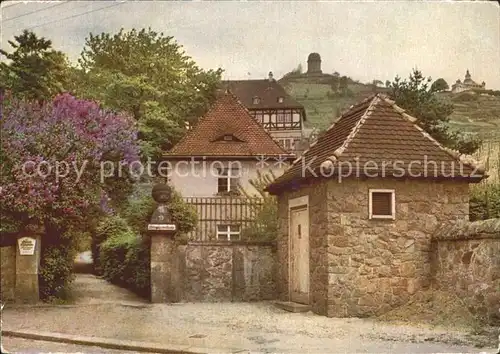 Radebeul Aufgang zum Schloss Hofloessnitz Kat. Radebeul