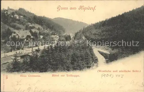 Kipsdorf Hotel zur Tellkoppe Kat. Altenberg