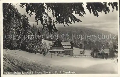 Rehefeld Zaunhaus Grenzbaude Kat. Altenberg