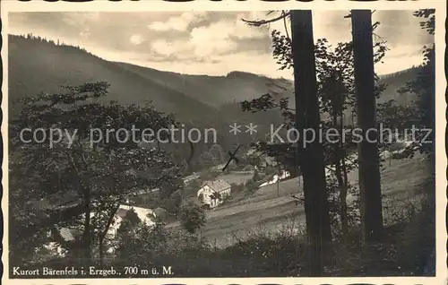 Baerenfels Erzgebirge  Kat. Altenberg