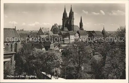 Meissen Elbe Sachsen Burgberg Kat. Meissen