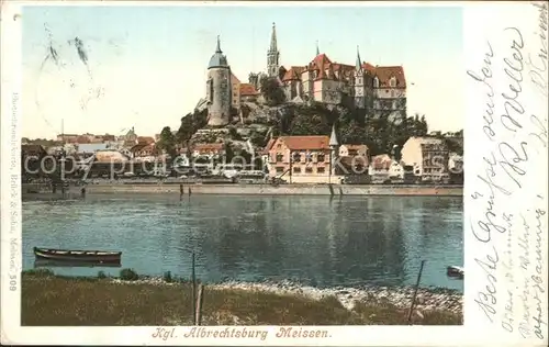 Meissen Elbe Sachsen Albrechtsburg Kat. Meissen