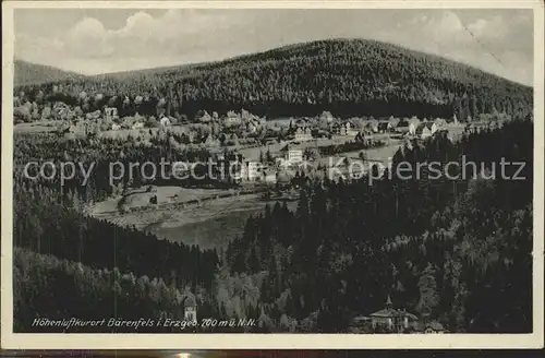 Baerenfels Erzgebirge  Kat. Altenberg