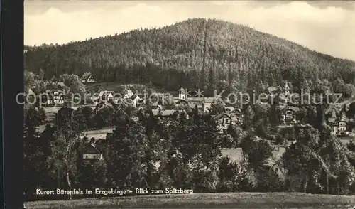 Baerenfels Erzgebirge Blick vom Spitzberg Kat. Altenberg