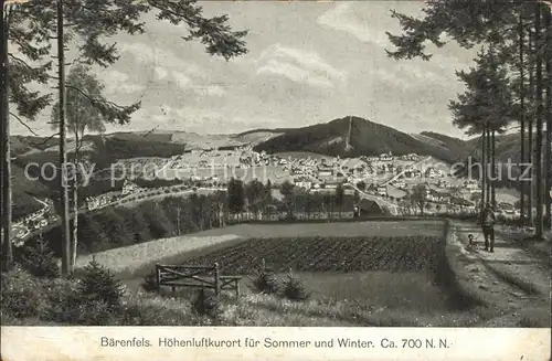 Baerenfels Erzgebirge  Kat. Altenberg