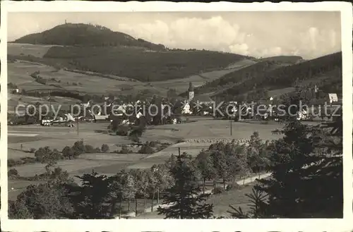 Geising Erzgebirge Stadtansicht Kat. Geising Osterzgebirge