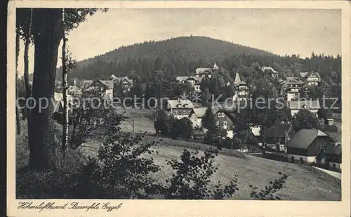 Baerenfels Erzgebirge Dorfansicht Kat. Altenberg