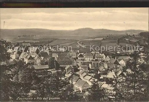 Lauenstein Erzgebirge Vom Pilz aus gesehen Kat. Geising