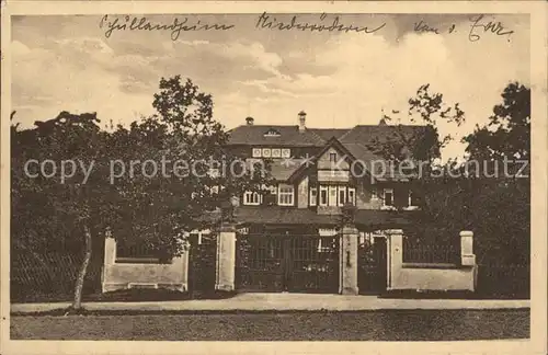 Radeburg Bundeserholungsheim Niederroedern Vorderansicht Kat. Radeburg