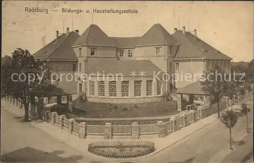 Radeburg Bildungs  und Haushaltsschule Kat. Radeburg