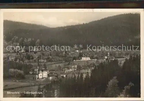 Baerenfels Erzgebirge  Kat. Altenberg