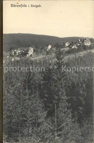 Baerenfels Erzgebirge  Kat. Altenberg