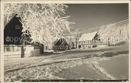 Hermsdorf Erzgebirge Winter Kat. Hermsdorf Osterzgebirge