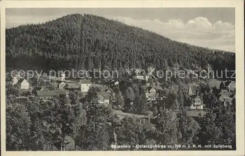 Baerenfels Erzgebirge Spitzberg Kat. Altenberg