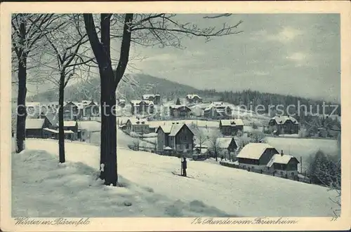 Baerenfels Erzgebirge Winter Kat. Altenberg