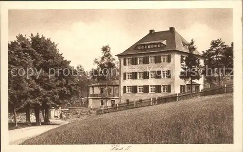 Baerenfels Erzgebirge Kurhaus Haus II Kat. Altenberg