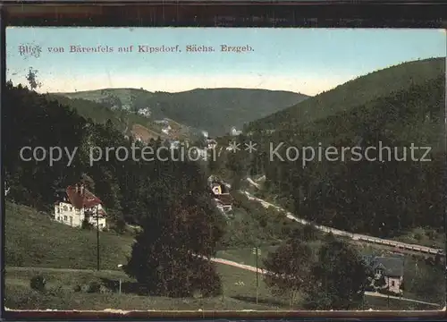 Baerenfels Erzgebirge Kipsdorf Kat. Altenberg