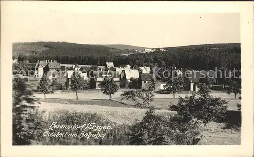 Hermsdorf Erzgebirge Ortsteil am Bahnhof Kat. Hermsdorf Osterzgebirge