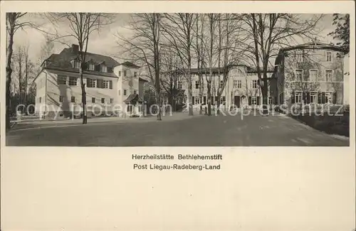 Liegau Augustusbad Herzheilstaette Bethlehemstift Kat. Radeberg