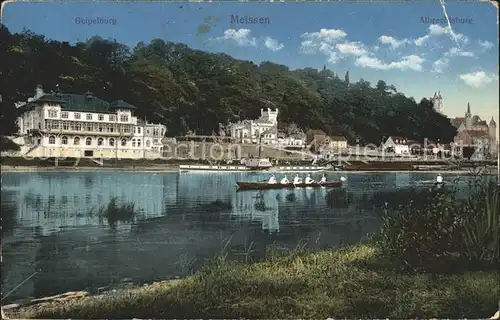 Meissen Elbe Sachsen Albrechtsburg Geipelburg Kat. Meissen