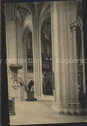 Meissen Elbe Sachsen Dom Kanzel und Orgelchor Kat. Meissen