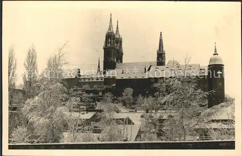 Meissen Elbe Sachsen Albrechtsburg und Dom Kat. Meissen