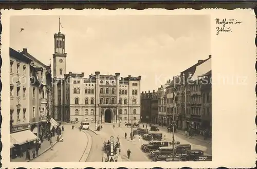 Zittau Rathaus Markt Kat. Zittau