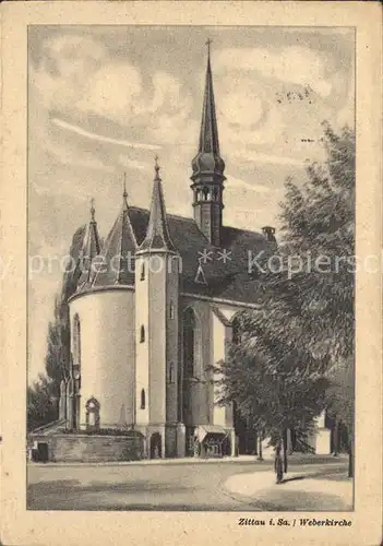 Zittau Weberkirche Kat. Zittau