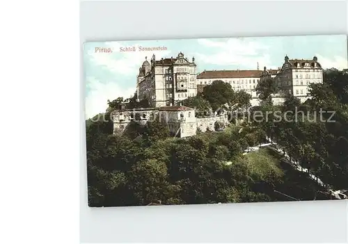 Pirna Schloss Sonnenstein Kat. Pirna