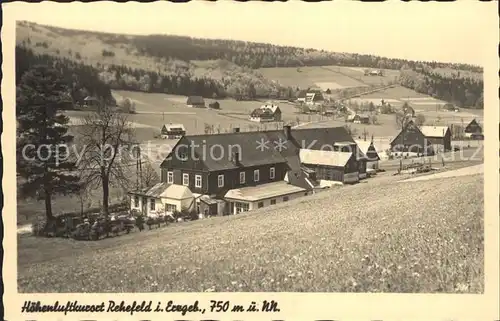 Rehefeld Zaunhaus Teilansicht Hoehenluftkurort Kat. Altenberg