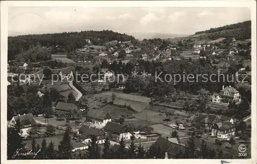 Jonsdorf Panorama Zittauer Gebirge Kat. Kurort Jonsdorf