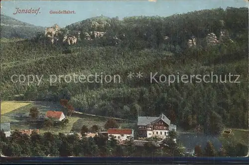 Jonsdorf Hotel Gondelfahrt Zittauer Gebirge Kat. Kurort Jonsdorf